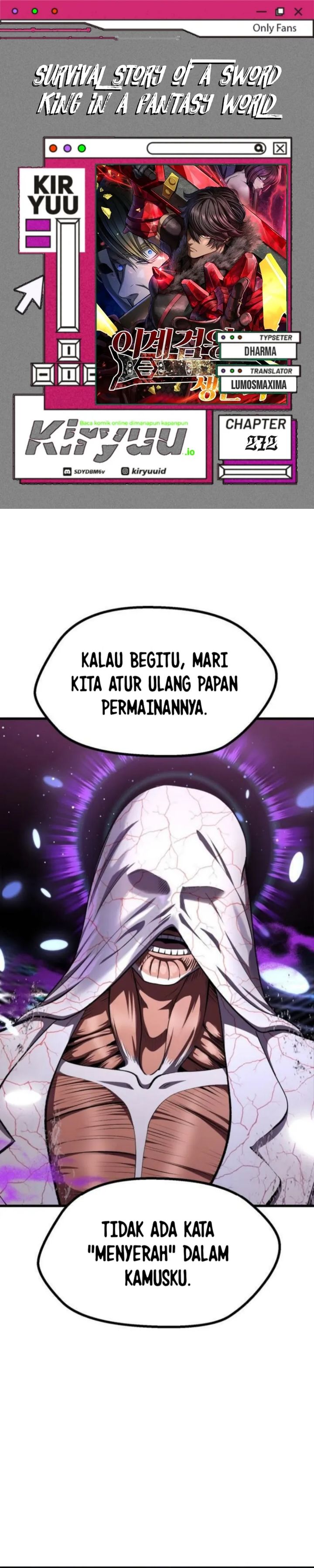 Otherworldly Sword King’s Survival Records Chapter 272 Bahasa Indonesia
